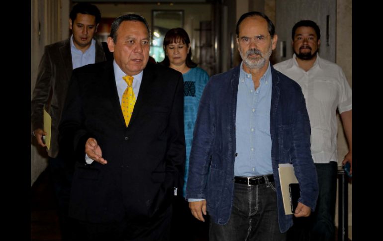 Jesús Zambrano y Gustavo Madero lamentan que los acuerdos tomados en el Consejo Electoral no se estén acatando. SUN /