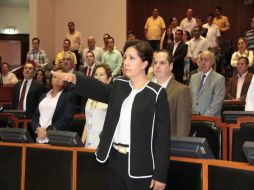 Toma de protesta de Martha Leticia Padilla como Magistrada del Supremo Tribunal de Justicia. ESPECIAL /