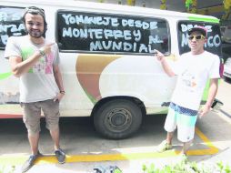 Llegaron. Tras una travesía llena de todo tipo de experiencias, los cuatro mexicanos ya se encuentran en Brasil. NTX /