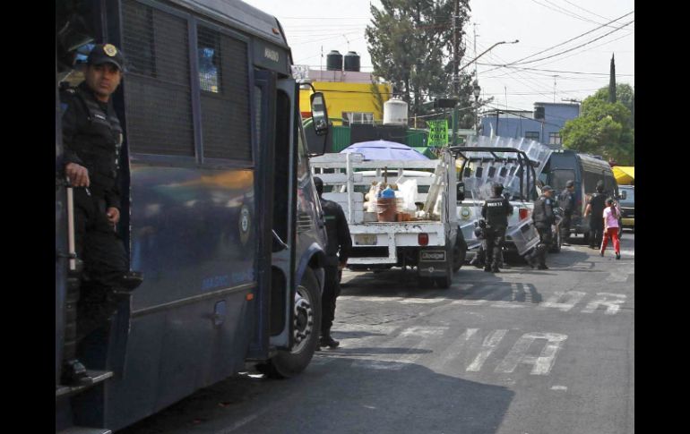 La fuga se registra en un ducto de cinco pulgadas, de acuerdo a redes sociales. ARCHIVO /