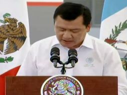 Osorio Chong participa en la presentación del Programa Frontera Sur. TOMADA DE @gobrep  /