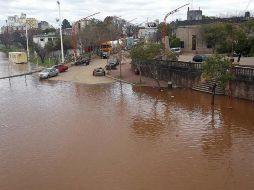 Siete rutas nacionales mantienen tramos cortados a causa de las inundaciones. TOMADA DE @Visita_CdelU  /
