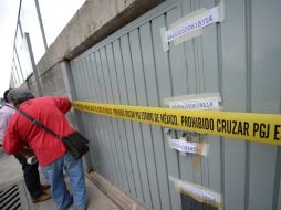 El predio donde se llevó a cabo el concierto fue asegurado por la PGJEM. ARCHIVO /