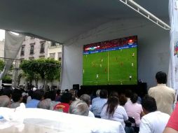 La falta de policías para cuidar las pantallas hizo que sólo se terminara la Copa del Mundo con una.  /