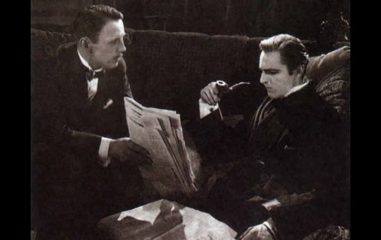 En la imagen aparece John Barrymore como Sherlock Holmes en 1922. ESPECIAL /