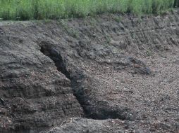 El suelo en zonas como Nextipac está formado por rocas porosas volcánicas sin consolidar.  /