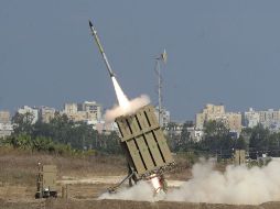 El miércoles por la mañana dos cohetes dirigidos contra Tel Aviv fueron interceptados por la Cúpula de Hierro. AFP /