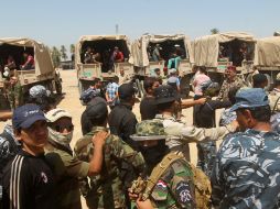 Las fuerzas armadas tienen dificultades para recuperar terreno pese a la ayuda de milicias chiitas. AFP /
