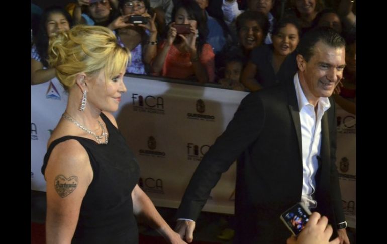 La actriz portaba con mucho orgullo el grabado en su piel. ARCHIVO /