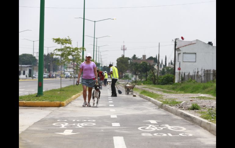Contemplan avanzar la implementación de concreto hidráulico en la avenida Mariano Otero una vez que destraben recursos.  /