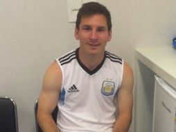 Imagen que el astro argentino publicó en redes sociales. ESPECIAL /