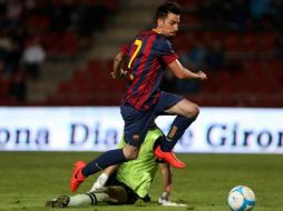 Las lesiones dejaron fuera de competencia al atacante. @FCBarcelona_ES. ESPECIAL /