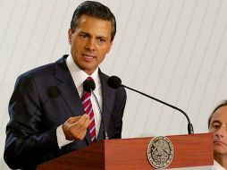 Enrique Peña Nieto participa en el encuentro con integrantes del Consejo Mexicano de Negocios. EFE /