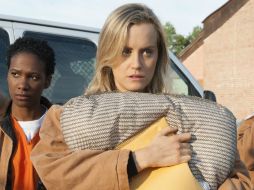 El usar uniforme y actuar con cero maquillaje ha hecho que Taylor se enfoque realmente en su personaje. AP /