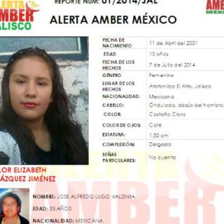 Activan Alerta Amber por menor de Atotonilco