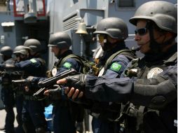 Desplegarán más de 25 mi elementos de las fuerzas de seguridad para la final del Mundial. ARCHIVO /