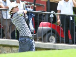 Con su actuación, el joven golfista tapatío se posiciona en el puesto 24, compartido con otros nueve competidores. ARCHIVO /