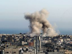 El borrador palestino no menciona los cientos de cohetes lanzados a Israel por Hamas. AFP /