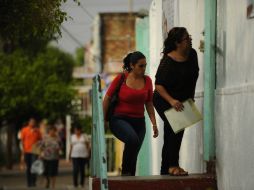 Desde muy temprano, aspirantes acuden a presentar su examen para concursar por una plaza docente.  /