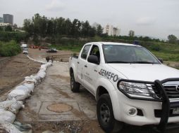 Elementos de Servicio Médico Forense acudieron al lugar.  /