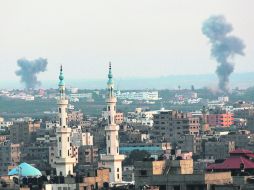 Al menos 15 palestinos murieron y 20 fueron heridos en el ataque sobre una mezquita. EFE /