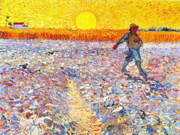'Sembrador a la puesta del sol', de Vincent Van Gogh.  /