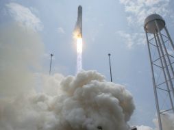 La Cygnus partió desde la estación de la NASA en Wallops Island, frente a las costas de Virignia. AFP /