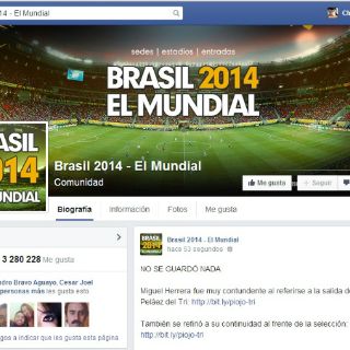 Mundial une a 350 millones de personas en Facebook