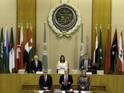 La liga árabe se reunió este día en El Cairo. AP /
