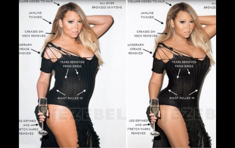 El cuerpo de la cantante quedó al descubierto con esta publicación. ESPECIAL /