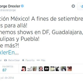 Jorge Drexler anuncia nueva visita a Guadalajara