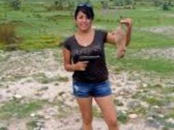 Zaira Berenice publicó en su cuenta personal de Facebook, una fotografía donde muestra al animal sacrificado. ARCHIVO /