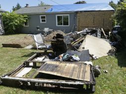 El individuo cree que sí mató al insecto, a pesar del desastre provocado. AP /