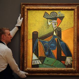 Picasso y Ángel Zárraga, éxito en Bellas Artes