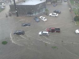 Imagen de inundaciones en la zona de Acueducto y Patria. Foto de @mpracticas. ESPECIAL /