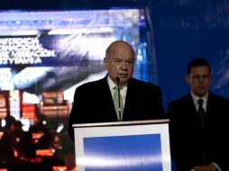 José Miguel Insulza, asistió a la Conferencia Internacional sobre Migración, Niñez y Familia en Honduras. EFE /