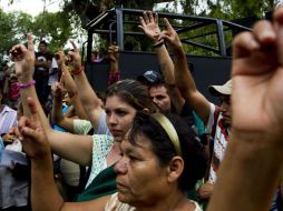 Familiares de los pequeños dijeron que no se les permitían visitas a los niños del lugar. AFP /