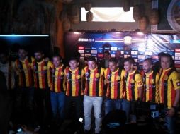 Este jueves fueron presentados los jugadores de Leones Negros.  /