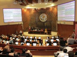 La iniciativa remitida por el gobernador se discutió esta tarde en el pleno. ESPECIAL /