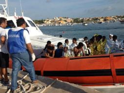 El arribo de inmigrantes a territorio italiano es constante. Huyen de sus condiciones en búsqueda de mejores oportunidades. ARCHIVO /