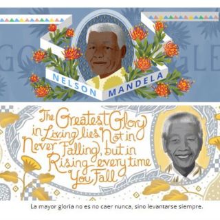 Google recuerda el nacimiento de Nelson Mandela