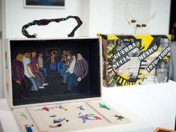 Se trata de una colección de 50 maletas decoradas con el tema de la migración en el European Foundation Centre. Foto: @The_EFC. ESPECIAL /