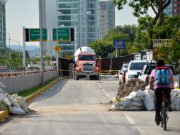 La clausura contempla el trabajo de personal en la zona, para cuestiones de seguridad pero no para continuar con la obra.  /
