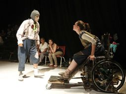 En Hefesto participan actores y actrices con distintos tipos de discapacidad. ARCHIVO /