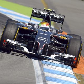 Esteban Gutiérrez, satisfecho tras práctica del GP de Alemania