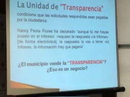 MC se ha manifestado por la falta de accesibilidad en la página de transparencia del Ayuntamiento. Tomada de @RegidoresMCGDL. ESPECIAL /