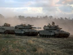 El Ejército israelí emprendió el jueves su segunda incursión terrestre en Gaza. EFE /