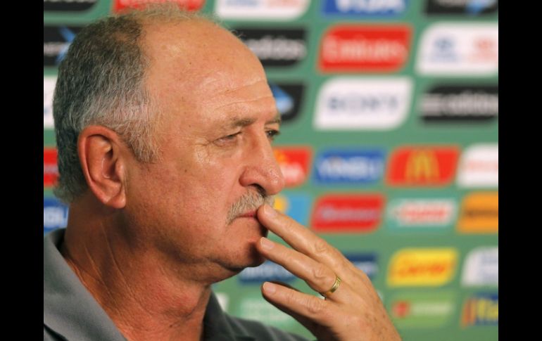 La CBF no renovó el contrato de Luiz Felipe Scolari tras el fracaso de la ''canarinha'' en el Mundial de Brasil. ARCHIVO /