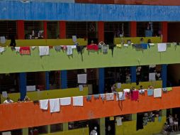 De los casi 600 niños encontrados en la sede de 'La Gran Familia', 17 son del estado de Guanajuato. AFP /