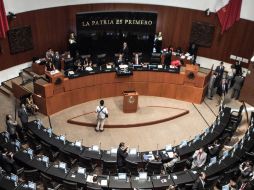 En la Cámara de Senadores discuten el segundo dictamen de las leyes en materia energética. SUN /